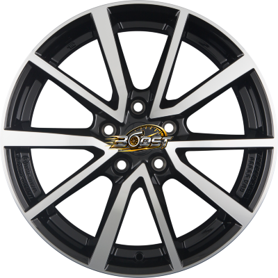 PLATIN P 95 Diamant Schwarz Frontpoliert 6.50x16 5x108 PLATIN P 95 Diamant Schwarz Frontpoliert 6.50x16 5x108