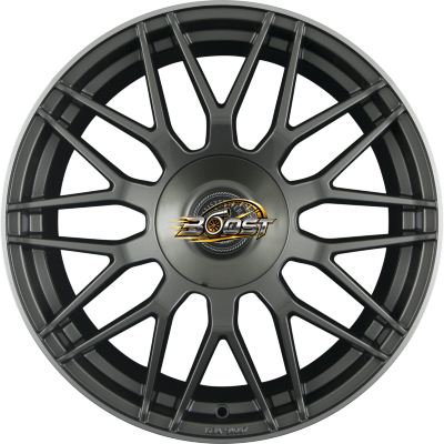 MEISTERWERK WHEELS MW17 Anthracite Glossy Lip Polished — Grijs/antraciet lichtmetalen velg
