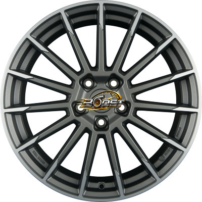 AEZ ATLANTA TITAN - Graphite Matt Frontpoliert — Grijs/antraciet lichtmetalen velg