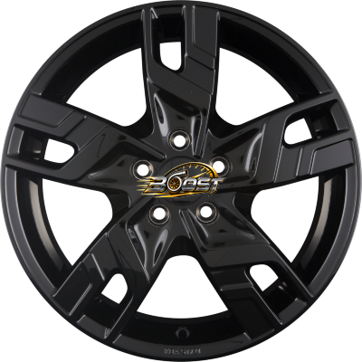 RONAL R64 Jetblack — Zwart lichtmetalen velg