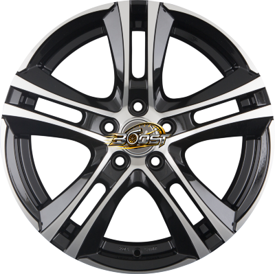 DBV ANDORRA II Schwarz Glänzend Front Poliert 7.00x17 5x100 DBV ANDORRA II Schwarz Glänzend Front Poliert 7.00x17 5x100