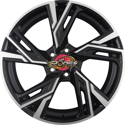 MAM MAM RS5 Black Front Polish (BFP) — Zwart lichtmetalen velg