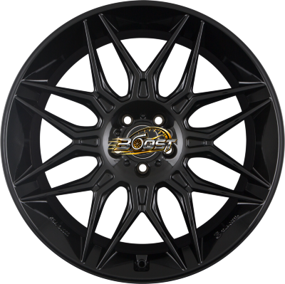 DOTZ LONGBEACH BLACK - Schwarz Glänzend — Zwart lichtmetalen velg