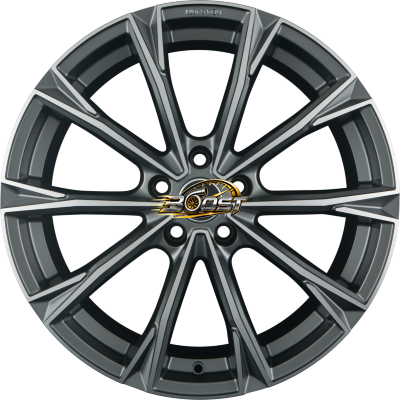 GMP ITALIA TOTALE Matt Anthracite Diamond — Grijs/antraciet lichtmetalen velg