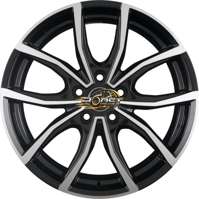 AUTEC VIDRON (VN) Schwarz Poliert 6.00x15 5x100 AUTEC VIDRON (VN) Schwarz Poliert 6.00x15 5x100