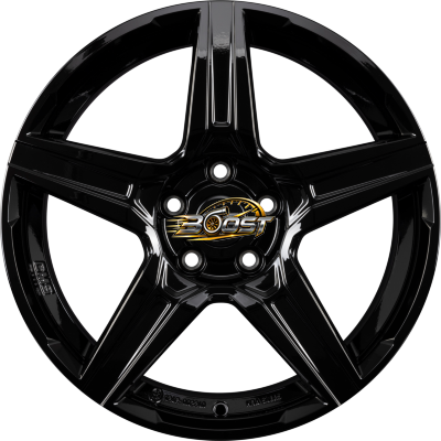 CMS C34 CBG Schwarz Glanz — Zwart lichtmetalen velg