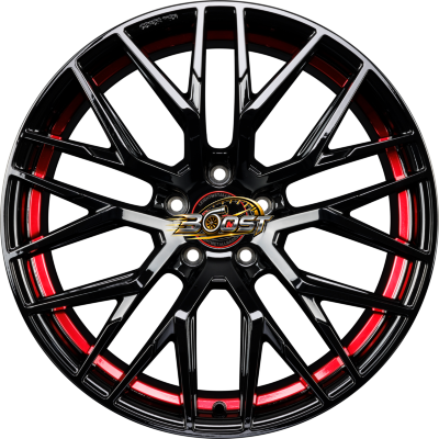 MAM RS4 Black Painted Red Inside (BPRI) 8.50x19 5x120 MAM RS4 Black Painted Red Inside (BPRI) 8.50x19 5x120