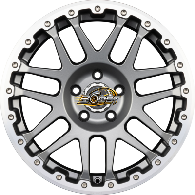 ETABETA COMBAT CV Anthracite Matt Lip + Cap Polish 8.00x17 6x140 ETABETA COMBAT CV Anthracite Matt Lip + Cap Polish 8.00x17 6x140