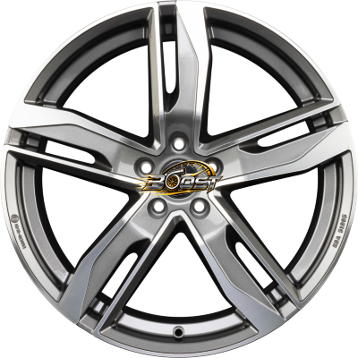 FONDMETAL HEXIS Glossy Titanium Machined 8.00x18 5x112 FONDMETAL HEXIS Glossy Titanium Machined 8.00x18 5x112