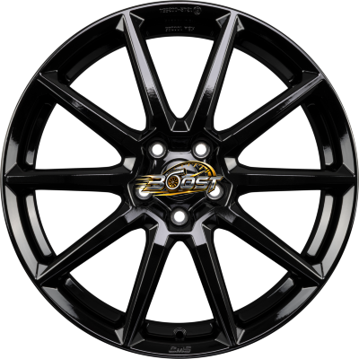 CMS C39 CBG Schwarz Glanz — Zwart lichtmetalen velg