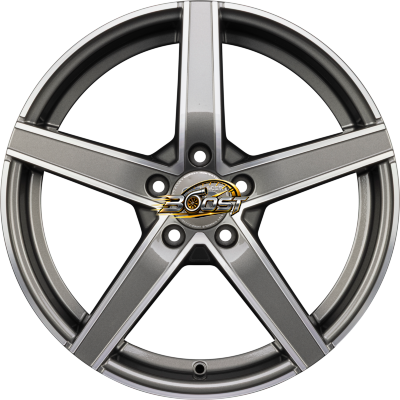RACER WHEELS ARTIC EVO Gris Face Polie - Gun Machined Face 7.00x17 4x108 RACER WHEELS ARTIC EVO Gris Face Polie - Gun Machined Face 7.00x17 4x108