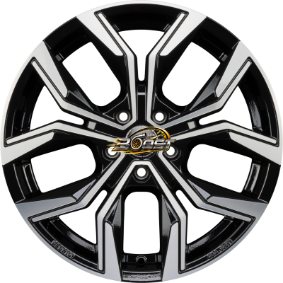 RACER WHEELS CARVER Noir Brillant Face Polie - Bright Black Machined 6.00x15 4x100 RACER WHEELS CARVER Noir Brillant Face Polie - Bright Black Machined 6.00x15 4x100
