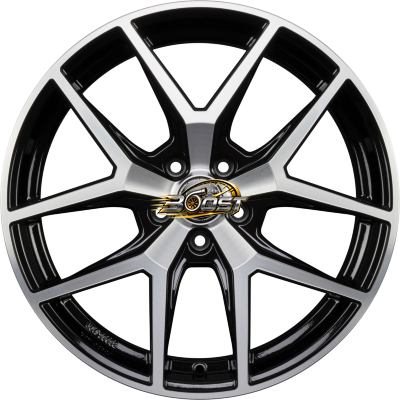 RACER WHEELS ELEMENT Noir Brillant Face Polie - Bright Black Machined 8.00x19 5x112 RACER WHEELS ELEMENT Noir Brillant Face Polie - Bright Black Machined 8.00x19 5x112