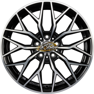 RACER WHEELS MYGAL Noir Brillant Face Polie - Bright Black Machined 8.00x18 5x114 RACER WHEELS MYGAL Noir Brillant Face Polie - Bright Black Machined 8.00x18 5x114