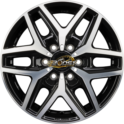 KESKIN KTC1 Black Front Polished (BFP) — Zwart lichtmetalen velg