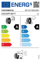 EU-label voor CONTINENTAL ECO CONTACT 6