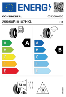 EU-label voor CONTINENTAL ALLSEASON CONTACT