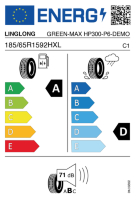 EU-label voor LINGLONG GREENMAX HP300