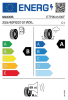 EU-label voor MAXXIS VICTRA SPORT EV