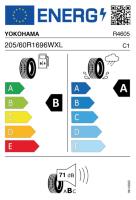 EU-label voor YOKOHAMA BLUEARTH-GT AE51