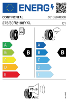 EU-label voor CONTINENTAL ECO CONTACT 6 Q