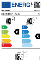 EU-label voor MICHELIN PILOT SPORT A/S 3