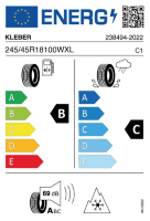 EU-label voor KLEBER QUADRAXER 3