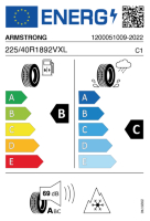 EU-label voor ARMSTRONG SKI-TRAC HP