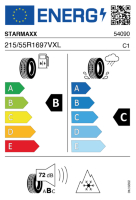 EU-label voor STARMAXX ST582 MAXX OUT