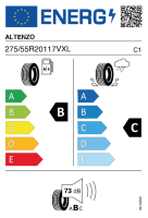 EU-label voor ALTENZO SPORTS NAVIGATOR