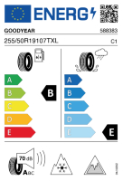 EU-label voor GOODYEAR ULTRAGRIP ICE 3
