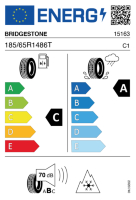 EU-label voor BRIDGESTONE BLIZZAK LM-005