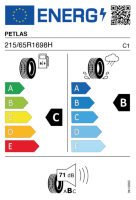 EU-label voor PETLAS PT515