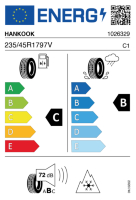 EU-label voor HANKOOK W330 WINTER I*CEPT EVO3