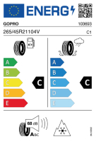 EU-label voor GOPRO EV-ICE