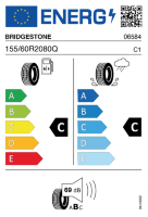 EU-label voor BRIDGESTONE EP500 ECOPIA