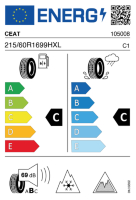 EU-label voor CEAT WINTERDRIVE