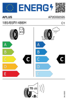 EU-label voor APLUS AERIX FS01
