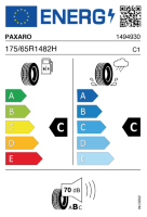 EU-label voor PAXARO ECO DYNAMIC