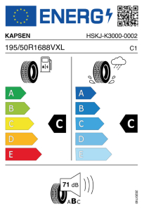KAPSEN K3000  195/50 R16 88 V