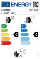 EU-label voor SEMPERIT SPEED-LIFE