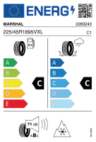 EU-label voor MARSHAL MH22