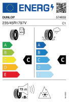 EU-label voor DUNLOP WINTER SPORT 5