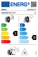 EU-label voor ARIVO ARW5 WINMASTER PROX