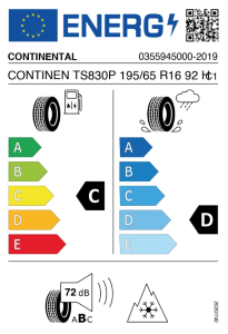 EU tyre label
