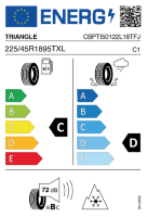 EU-label voor TRIANGLE TI-501 ICELYNX