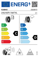 EU-label voor KUMHO WI51 WINTERCRAFT