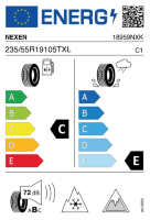 EU-label voor NEXEN WINGUARD ICE 3