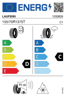 EU-label voor LAUFENN G-FIT 4S (LH71)