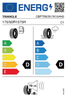 EU-label voor TRIANGLE TR-978